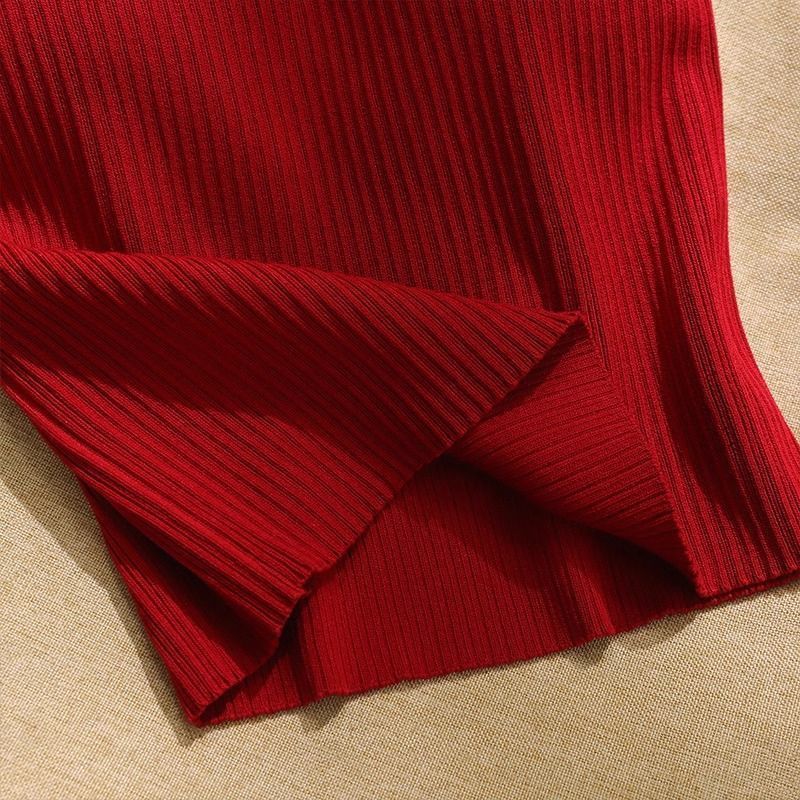 Retro Polo Collar Suspender Knitted Vest 2025 Bottoming Sleeveless Short Top - Image 5