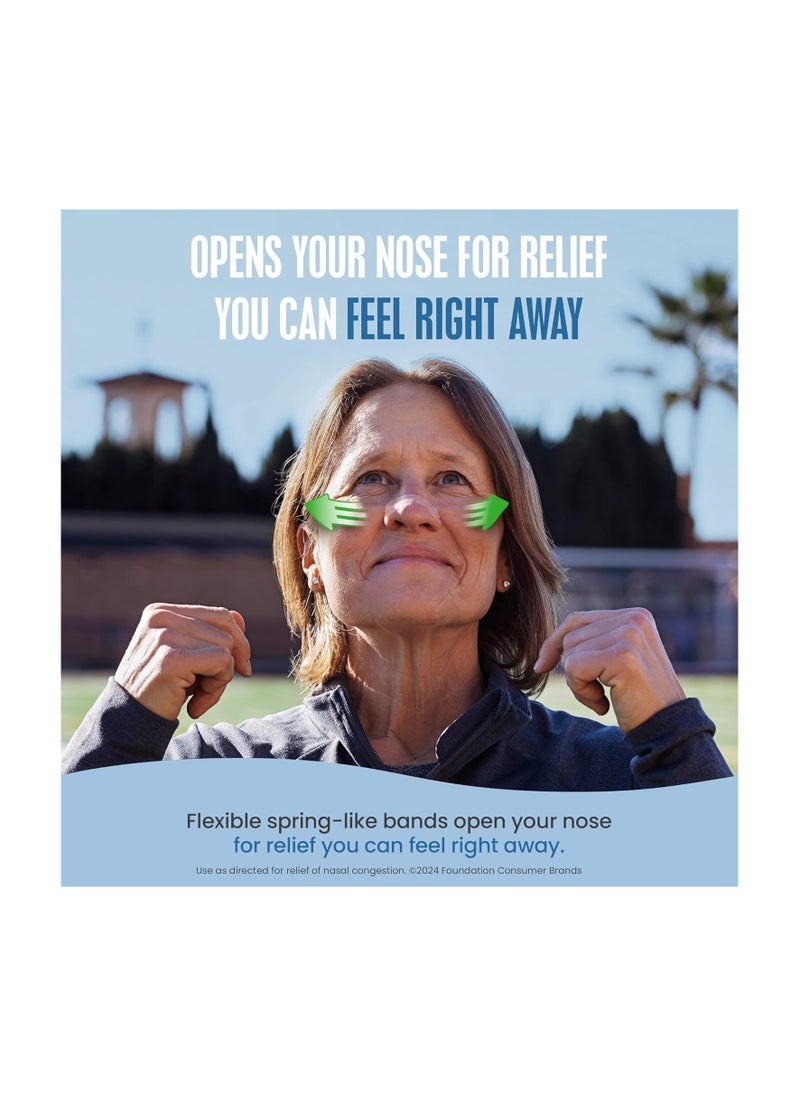 Breathe Right - Breathe Right Extra Strength Nasal Strips, Clear, 44 count - Image 1