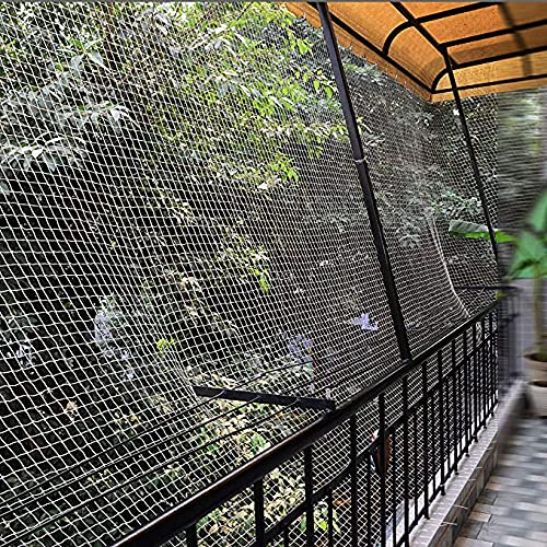 EasyShoppingBazaar Bird Net/Pigeon Net/Anti Bird Net UV Stabilized HDPE (with Clips & Tying Ropes) White 15Ply - 3 x 20 Ft - Image 1