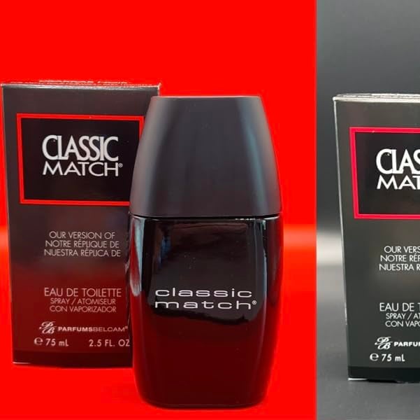 PB ParfumsBelcam Black Classic Match CM Eau De Toilette Spray, our version of a Designer EDT, 75ml. - Image 2