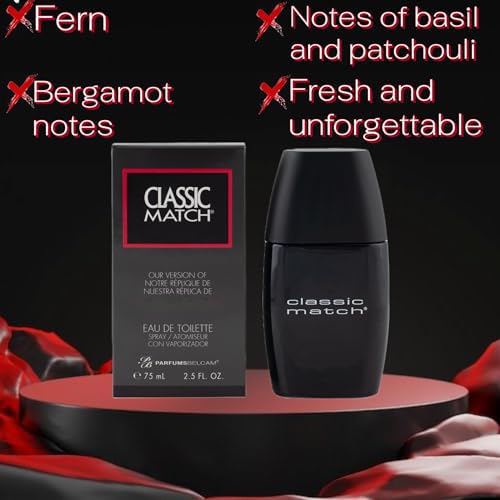 PB ParfumsBelcam Black Classic Match CM Eau De Toilette Spray, our version of a Designer EDT, 75ml. - Image 4