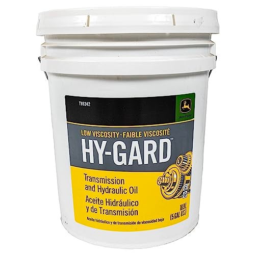 John Deere Low Viscosity Hy-Gard Transmission and Hydraulic Oil 5 Gallon Bucket TY6342 - Image 1