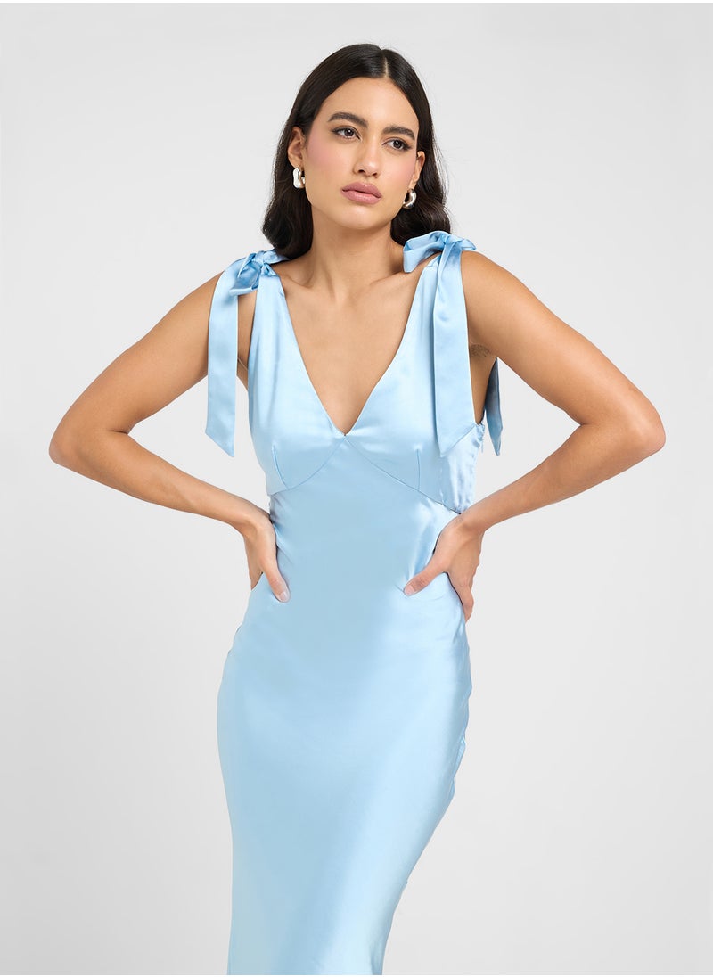 PRETTY LAVISH - Piper Tie Midxi Dress - Image 1