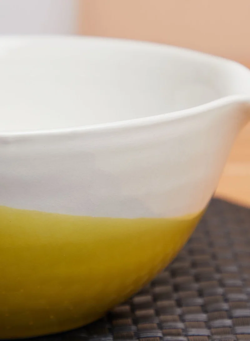 Fenella Smith London Set Of 3 Yellow Dip Nested Bowls