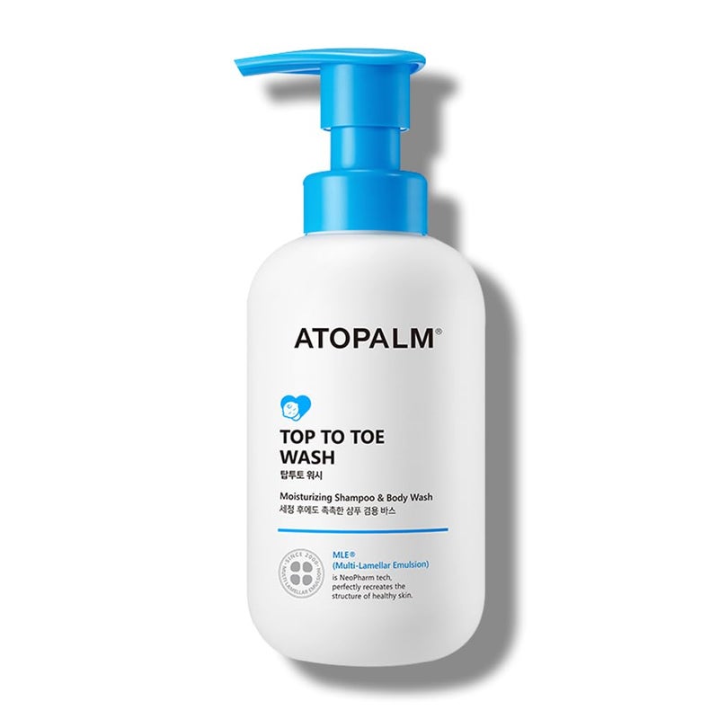 ATOPALM Top to Toe Baby Wash Shampoo SulfateFree pH Balanced Head to Toe Bath 101 Fl Oz 300ml