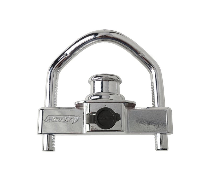 Fastway Fortress 86005015 Maximum Security Universal Coupler Lock for 1 78 Inch 2 Inch and 2 516 Inch Couplers