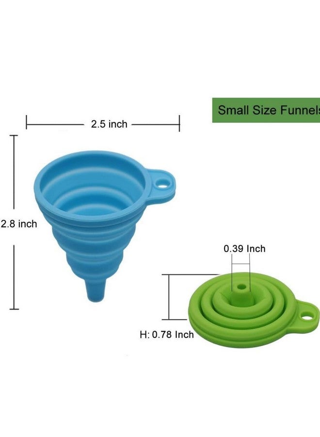TASMAX Flexible Silicone Funnel - Foldable Mushroom Shape Oil Funnel for Liquid Transfer - Heat Resistant - Pack of 3 - Image 5