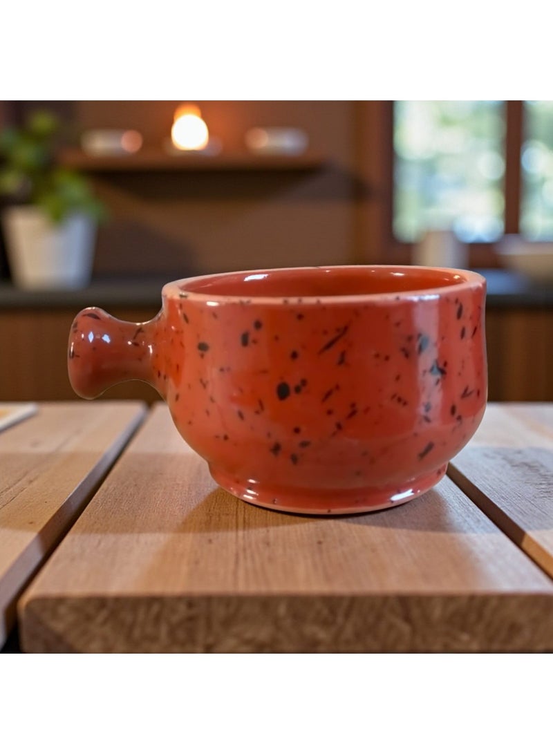 color zone pottery A ceramic and earthenware drinking bowl - oven and microwave safe. Withstands direct and indirect heat, flame or oven. - Image 1