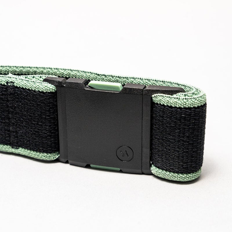 Arcade Belts A2 Carto Unisex Adventure Belt: Heavy Duty Stretch, Metal Free Buckle, Black/Mint - Image 3