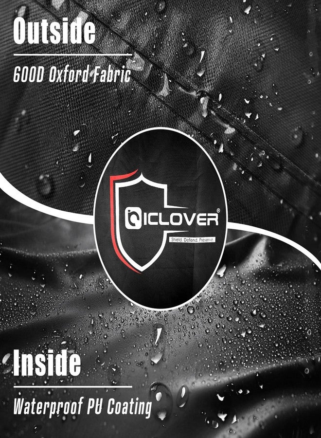 IC ICLOVER Exercise Bike Cover - 600D Upright Bicycle Protective Covers Waterproof & Dustproof, Stationary Bike Storage for Peloton, Schwinn, NordicTrack, Echelon, Recumbent, for Indoor & Outdoor Use - Image 2