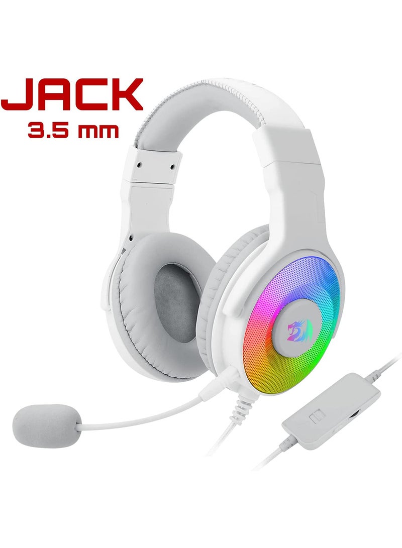 ريدراجون مجموعة 3 في واحد: لوحة مفاتيح K630W بإضاءة RGB + ماوس M607W + سماعة رأس H350W بإضاءة RGB - Image 5