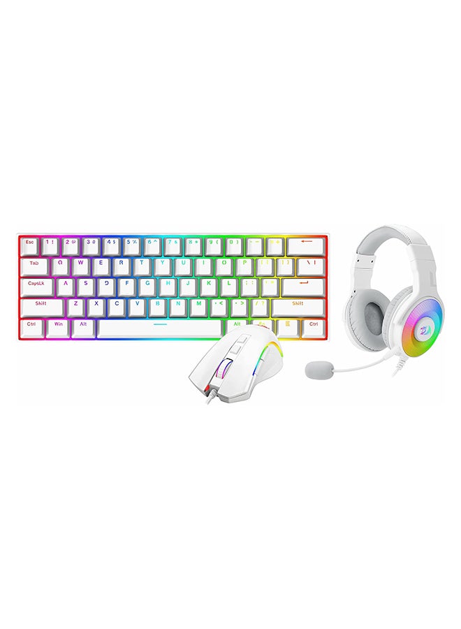 Redragon Kit Gamer 3-in-1 Keyboard K630 Dragonborn + Mouse M607 Griffin + Headset H350 Pandora - Image 1
