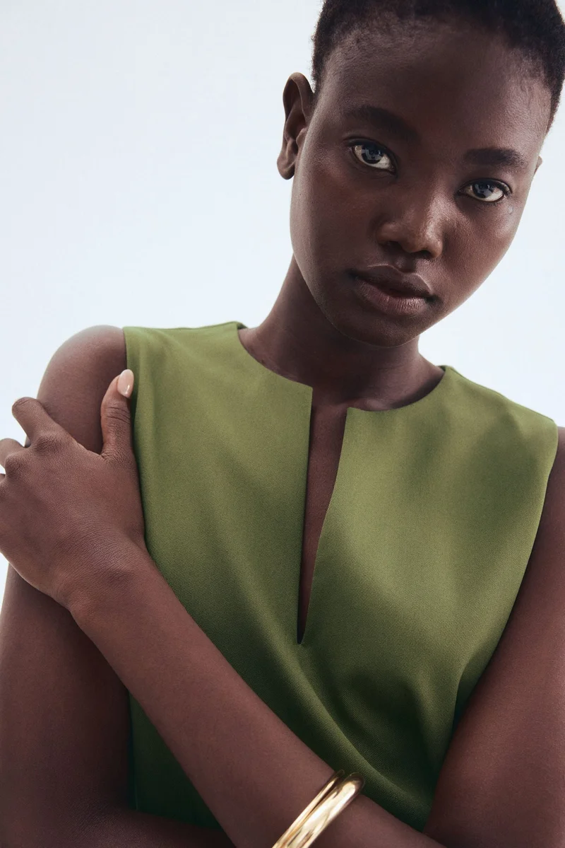 H&M Twill shift dress