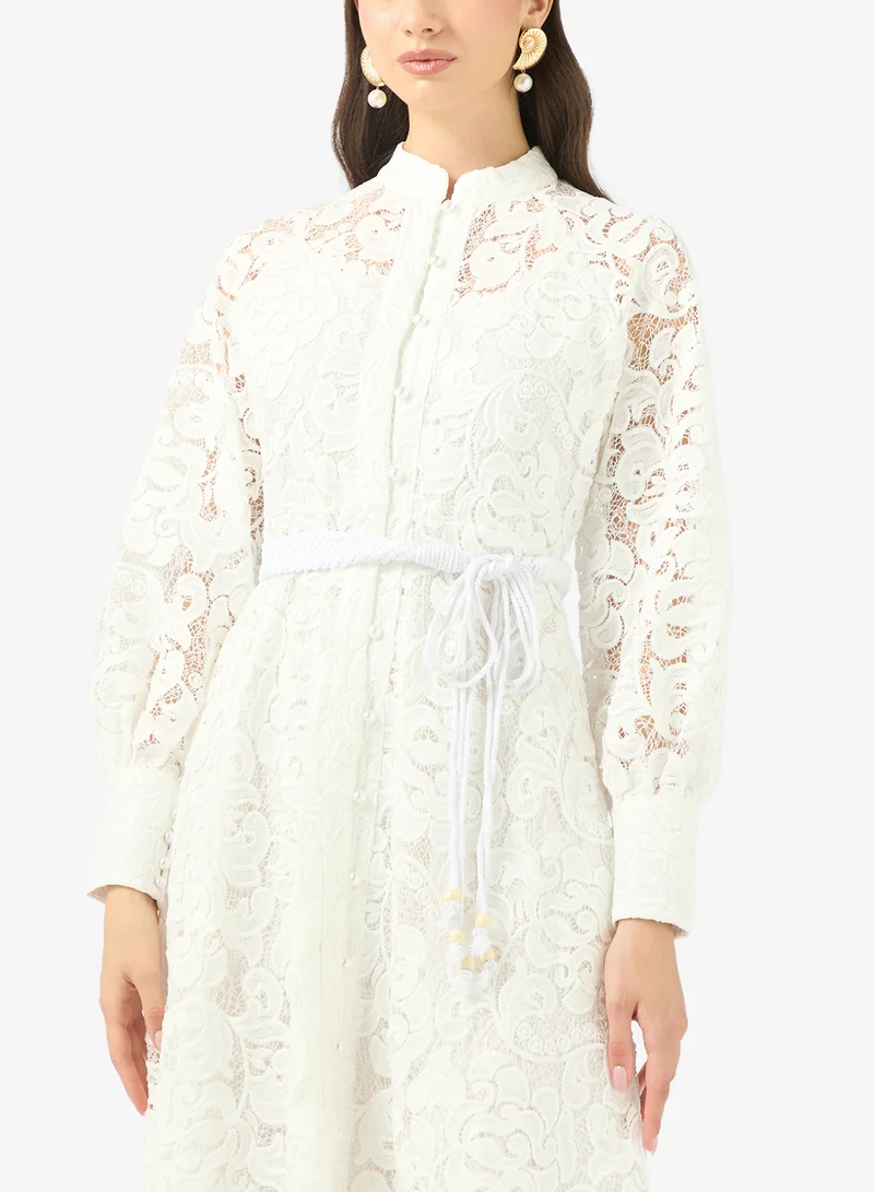Khizana  Lace A-line Dress for Women | Best Price UAE