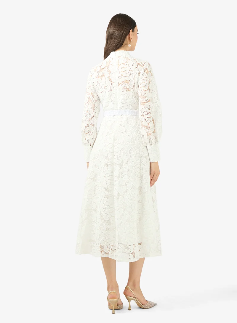 Khizana Lace A-line Dress