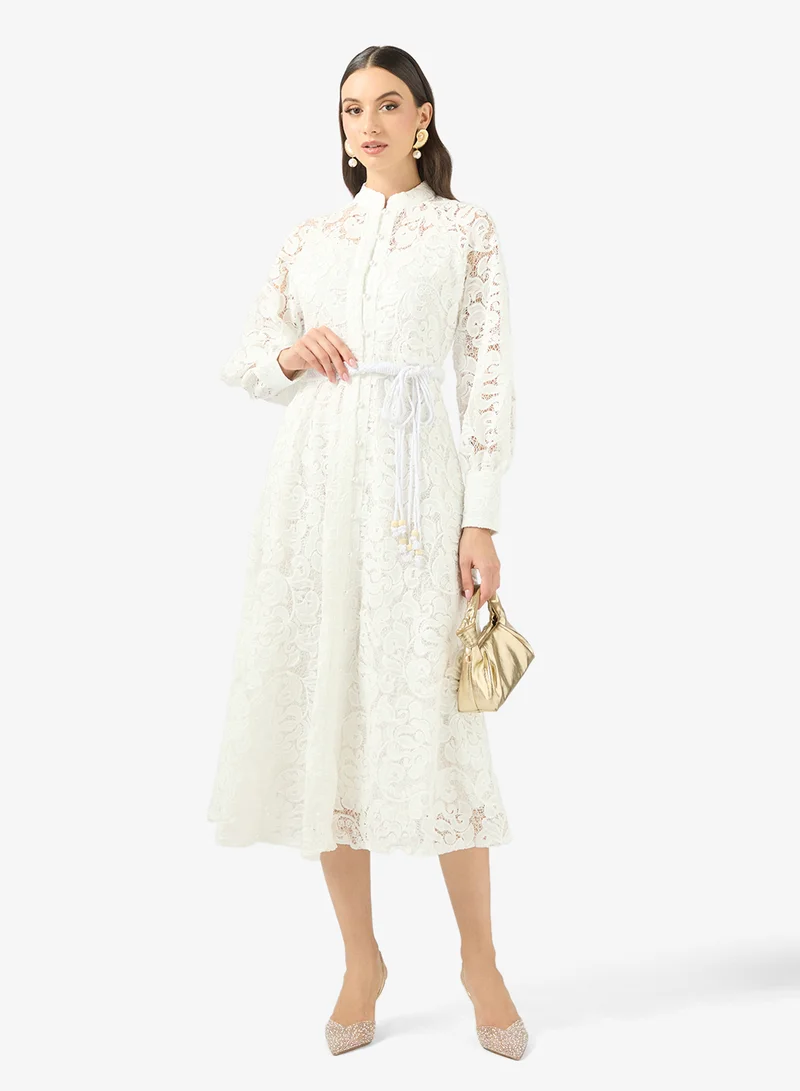 Khizana  Lace A-line Dress for Women | Best Price UAE