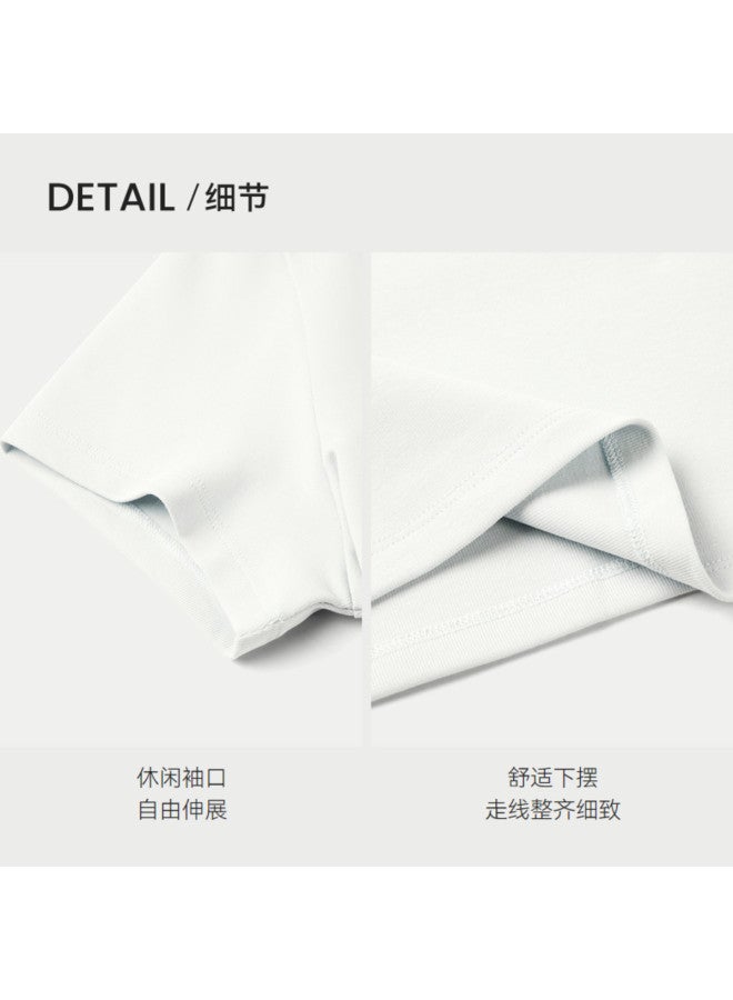 HLA تي شيرت نسائي قصير الأكمام بلون صلب بتصميم دائري للرقبة 25 - Image 5