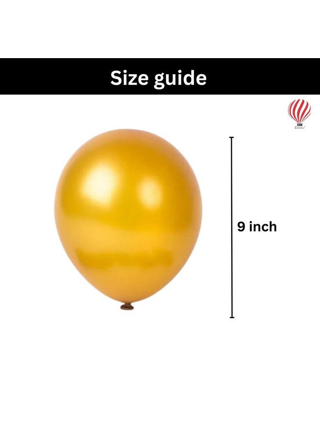 HK balloons Pack Of 44 Pcs Happy Birthday Banner Decoration Kit Set With Pink & Gold White Metallic Balloons & Foil Curtain - Image 4