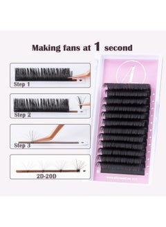 Eyelash Extension Cashmere Super Easy Fan Volume Lash Extensions 0.07Mm D Curl 15-20Mm Mixed Tray Rapid Blooming Volume Lashes Self Fanning Lash Extension Supplies - pzsku/Z62B71CBA9D3A8423304FZ/45/_/1734437804/581421ee-9d8d-4b64-ad58-f3e8cb66cd00