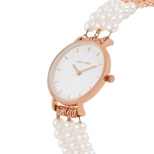 Joker & Witch Rosette 30mm White Dial 18mm White Metal Alloy Watch for Women - Image 2