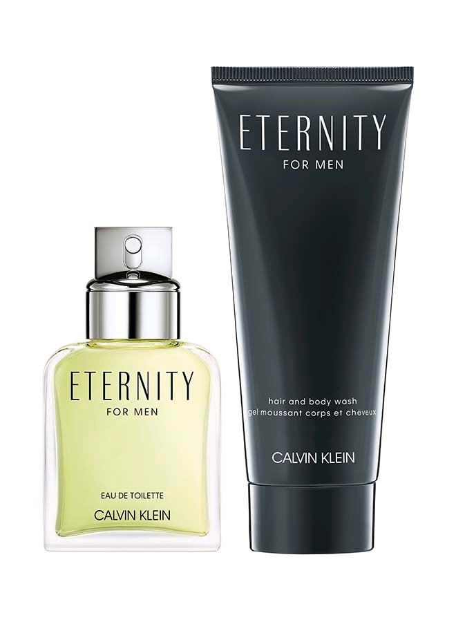 CALVIN KLEIN Eternity Eau De Toilette For Men And Shower Gel Duo Gift Set 50 + 100ml - Image 1