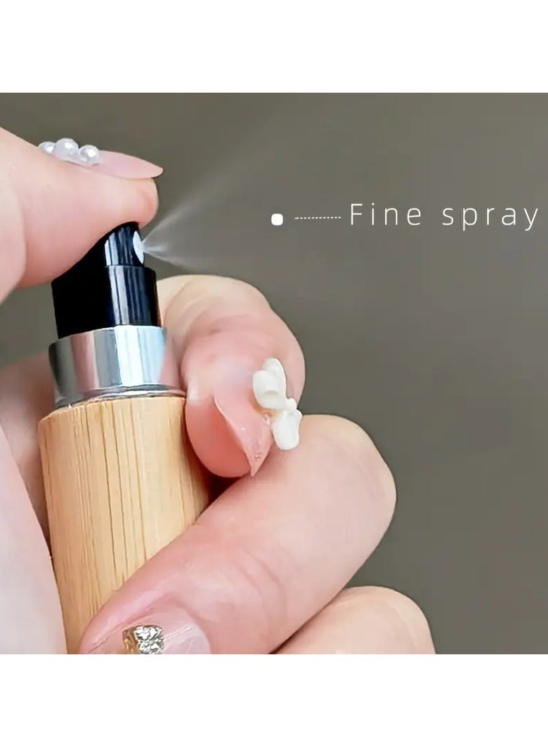 Bamboo Shell Perfume Atomizer – Refillable 5ml & 8ml Mini Spray Bottles with Visible Window, Travel-Friendly Fragrance Dispenser  - Image 5