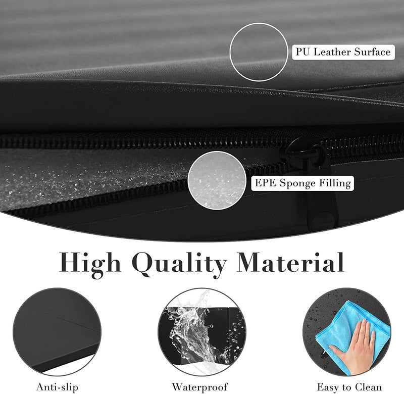 IRIS 4'x8' Folding Gymnastics Tumbling Mat – 4-Panel Exercise Mat with Carry Handle for Yoga, Stretching, Aerobics & Home Workouts - Image 3