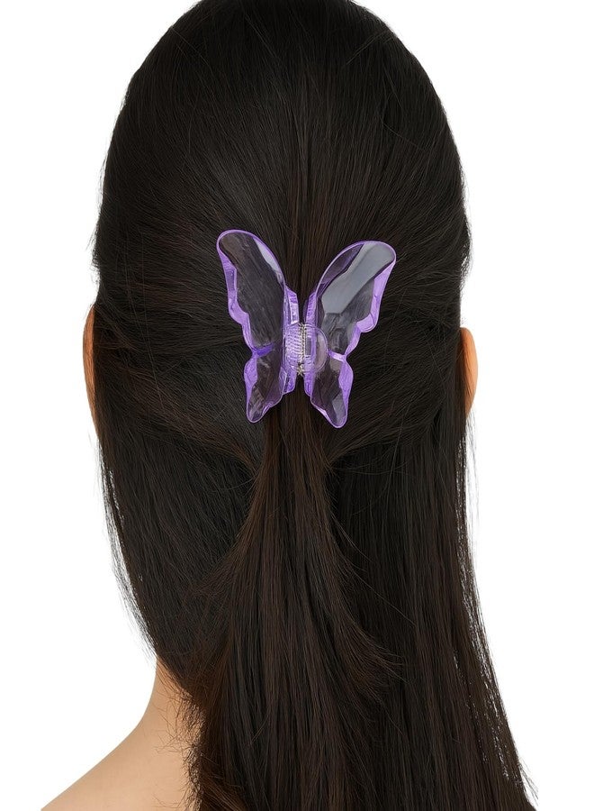 RedChimes 3Pcs Korean Stylish Pearl Butterfly Clutcher Vibrant Multicolor Everyday Styling And Chic Fashion Looks Everyday Wear for Women & Girls Hair Accessories - Image 4