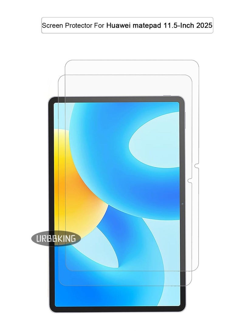 يوارب كينج حزمة واحدة من 2 شاشة الحماية، هواوي Matepad 11.5 بوصة 2025 9H شاشة الحماية من الزجاج - Image 1