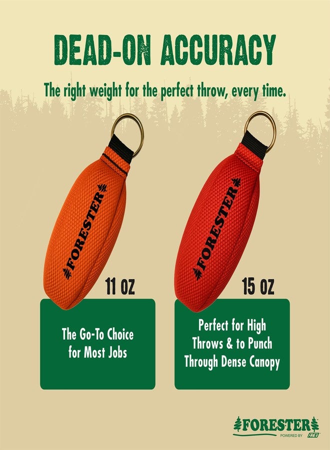 FORESTER Arborist Throw Line Kit | 15oz Throw Weight & 180ft Throw Rope | Pro Slick 100% Dyneema Throw Line Rope | Arborist Equipment for Tree Climbing - Image 4