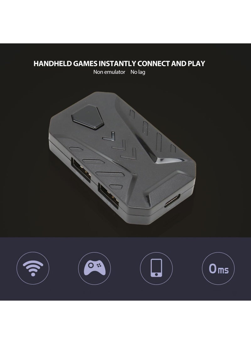 Arabian Gear - 4 In 1 Mobile gaming Combo pack Including Keyboard And Mouse Wired RGB Gaming Mouse 35 Keys Single-Hand Gaming Keyboard P8 Portable Android Keyboard Mouse Converter Combo Mobile Gaming - Image 1