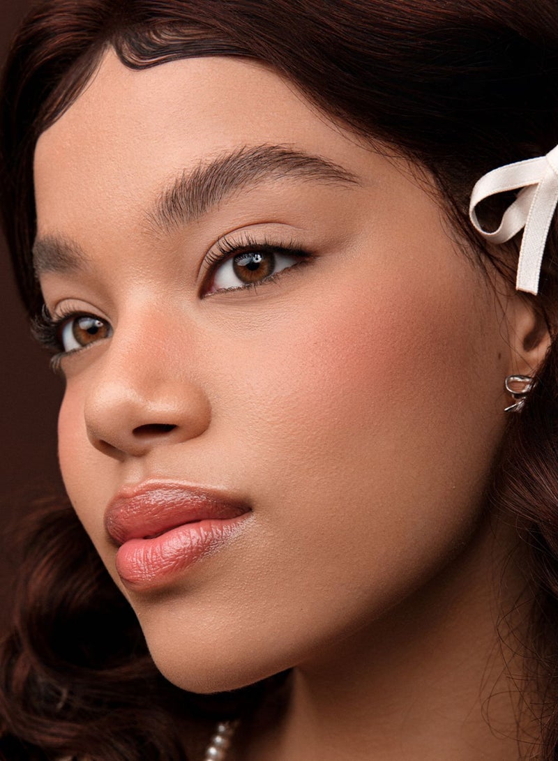 فلاور نوز سويتي بير بلَش ساتان حريري 05 بير بيسكويت – بني بفول أحمر بتوهج دافئ طبيعي - Image 3