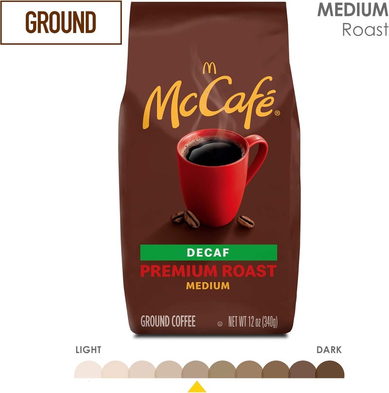 McCafe McCafé Premium Roast Decaf Ground Coffee, 12 Ounce Bag - Image 5