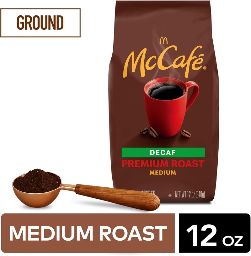 McCafe McCafé Premium Roast Decaf Ground Coffee, 12 Ounce Bag - Image 3