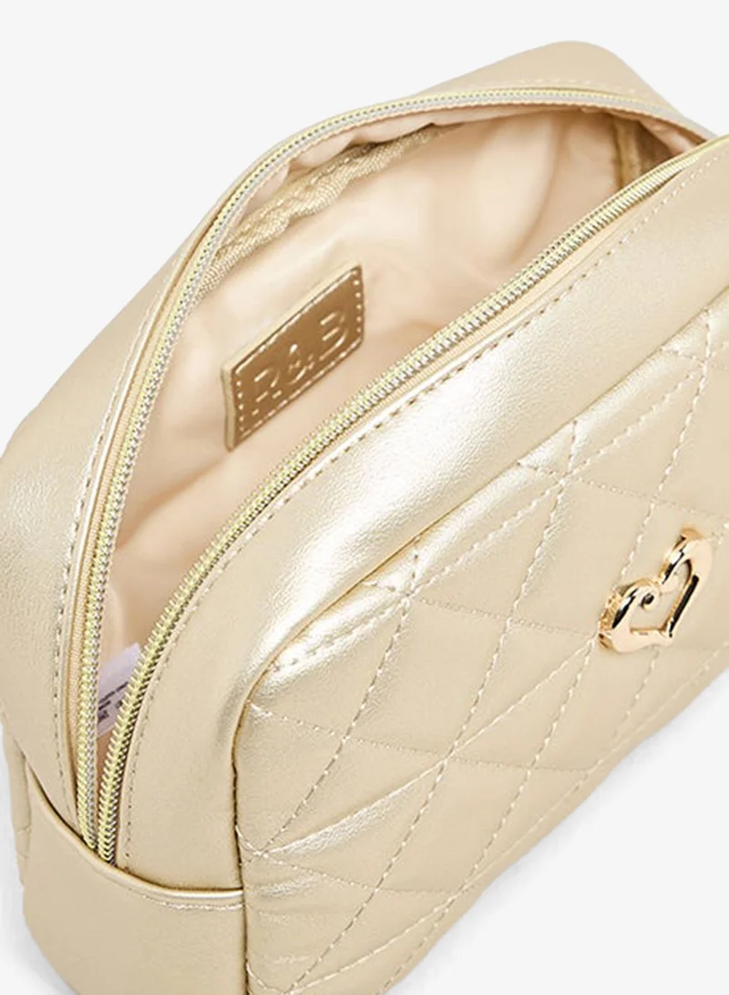 R&b  Quilted Cosmetic Pouch for Women | Best Price UAE