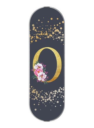 3-In-1 Universal Mobile Phone Grip Holder- Custom Monogram Initial Letter Floral Pattern Alphabet - O (Grey) - pzsku/Z62B7AC84E11E5C42BEF0Z/45/_/1696069026/ff18af36-0881-4290-adeb-474b3e3d38f7