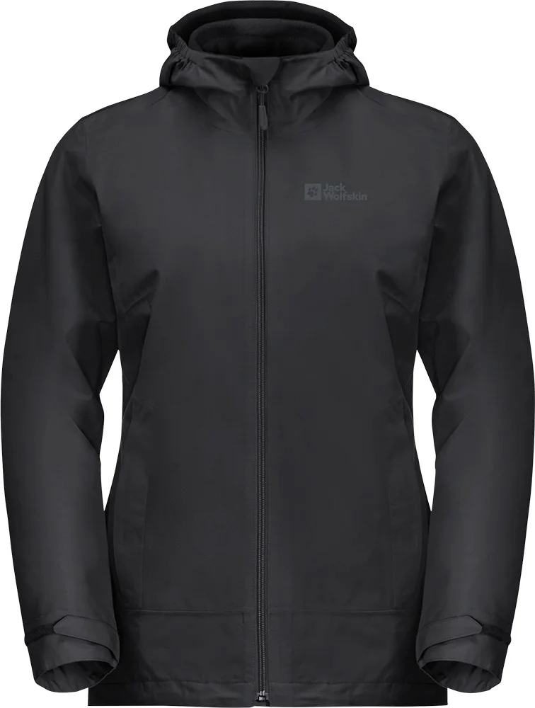 Jack Wolfskin Moonrise 3IN1 Women's Waterproof Outdoor Jacket 1115621-6000