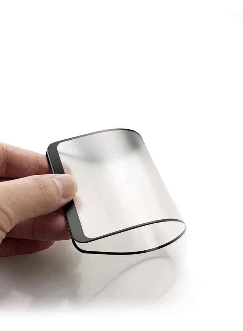 Wtech Apple iPhone 14 9D Matte Ceramic Full Coverage Screen Protector (MSCNMN) - Clear/Black - Image 4