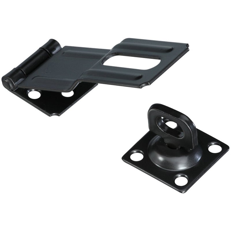 National Hardware N305-987 Safety 4-1/2In 4-1/2"" Hasps Black - Image 1