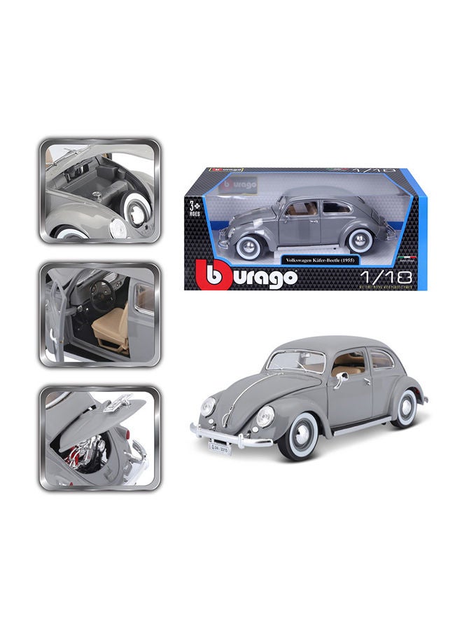 Bburago 1955 فولكس فاجن بيتل كافر بيج 1-18 سيارة دييكاست قد يختلف لونها - Image 2