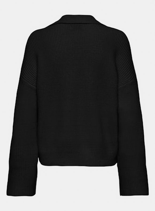 ONLY Womens Monna Longsleeve Knitted Polo - Image 2