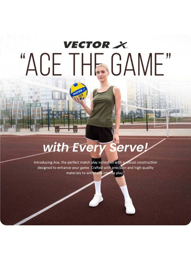 Vector X VECTOR X Ace Soft Touch PU Pasted Texture Surface Volleyball - Size: 4  (Standard, Pack of 1) - Image 4