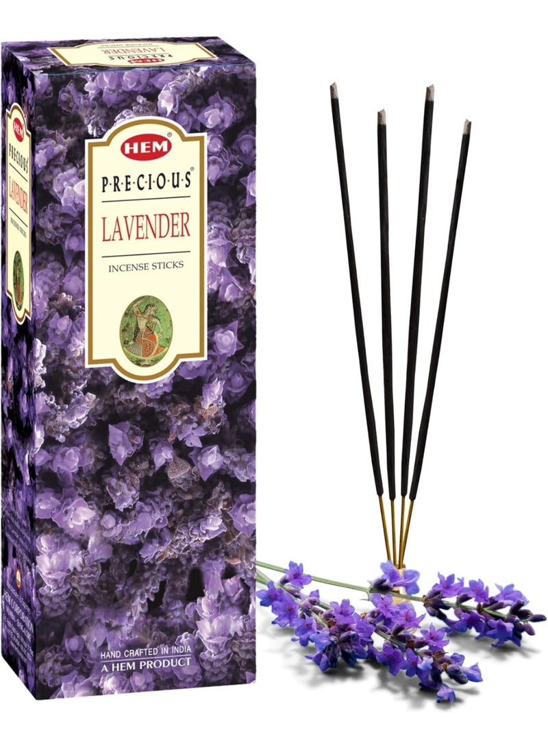 هيم أعواد بخور اللافندر من هيم، عبوة من 120 قطعة | الاسترخاء الطبيعي | بخور العلاج العطري لتنقية الهواء والعقل والروح والعطور الشعائرية | مجموعة الهدايا - (15 جم لكل منها) - Image 1