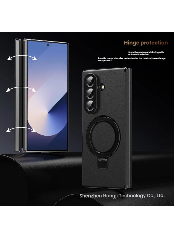 Genetic Case for Samsung Galaxy Z Fold8 Ultra/Fold7/Fold6, Electroplated Hinge Kickstand Protective Cover with Built-in Screen Film, Anti-Drop Full Body Case - Image 4