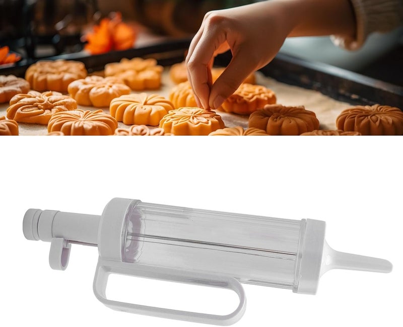 Cookie Press Set, Multifunctional Biscuit Press Maker with Piping Tips, 27cm - Easy to Use, Durable ABS Construction, Ideal for Creative Baking and Decoration - Image 4