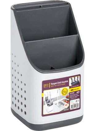DECOBELLA Brand: Countertop Upright Cutlery Holder 23X13X13.5 cm Category: Spoon 
