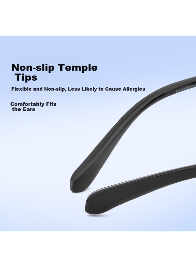 Gameking Blue Light Blocking Gl Uni Anti-radiation Non-prescription Eyewear Frame For Phone Computer Gaming Clear Lens 2006 Black - Image 3