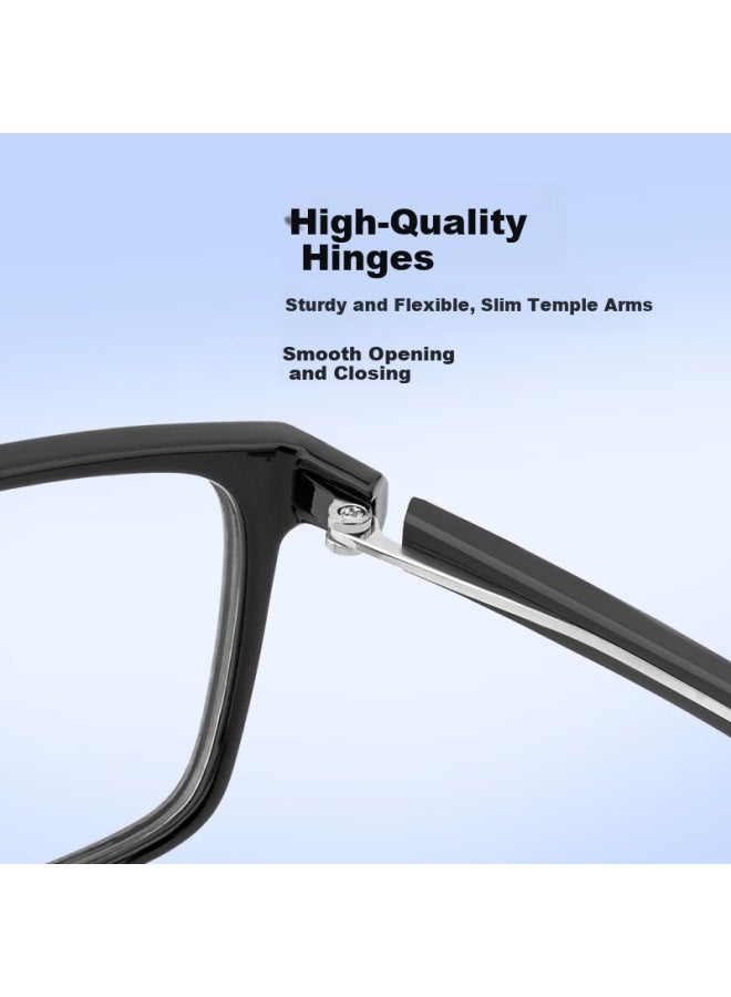Gameking Blue Light Blocking Gl Uni Anti-radiation Non-prescription Eyewear Frame For Phone Computer Gaming Clear Lens 2006 Black - Image 2