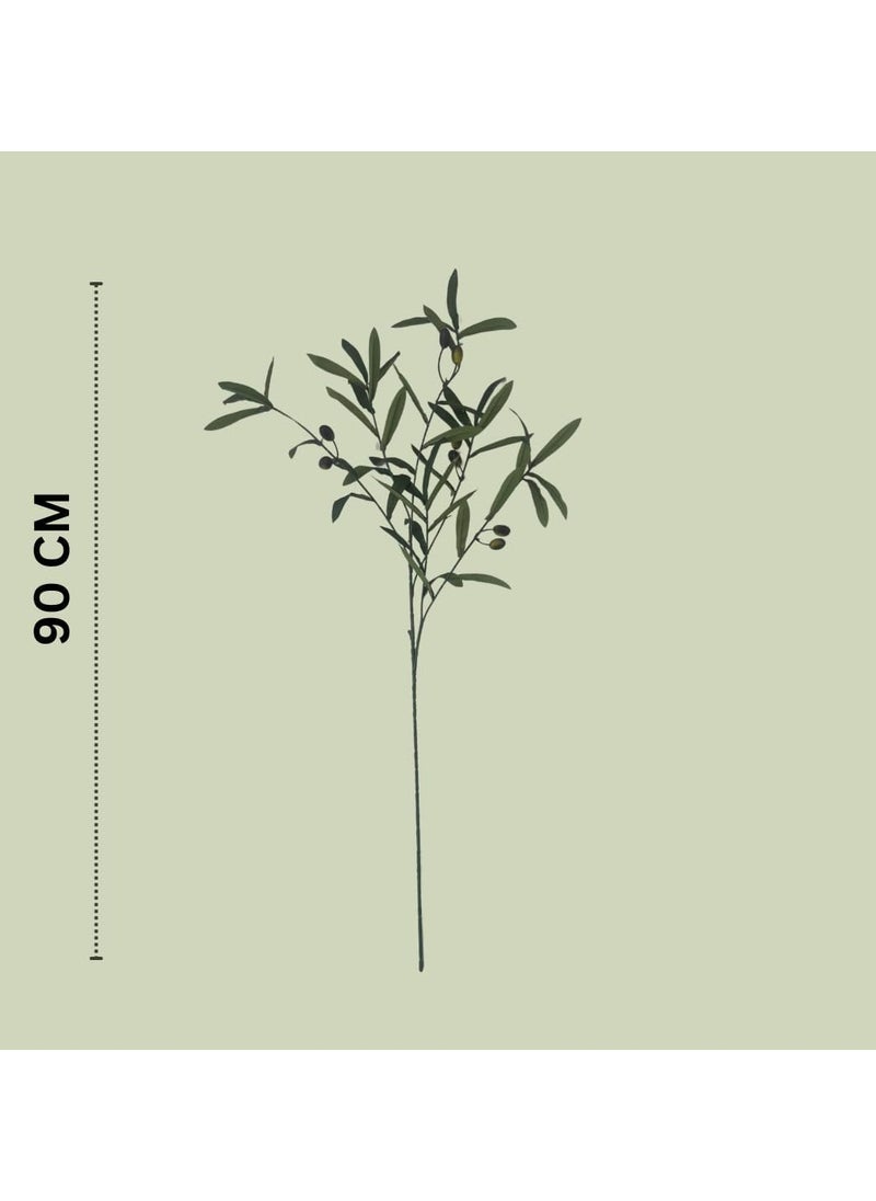 Bamboo Decor |  Artificial Olive Branch 90 cm- Faux Plants- Flora Vase Filler For Home Decor- Wedding -Events-Craft Projects (Olives Branch) - pzsku/Z62B85D67CBCA746F3A16Z/45/_/1734443684/c5207f1c-97e1-4c84-a72d-c1a962b09811