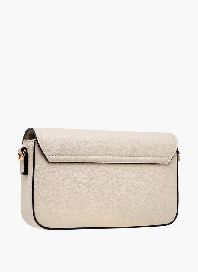 Celeste Women's Solid Crossbody Bag with Chain Strap  - Image 3